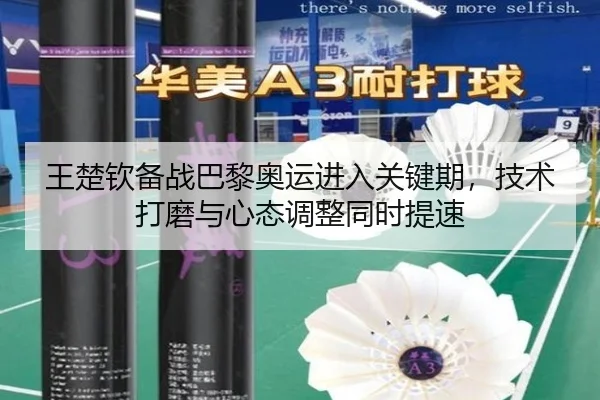 王楚钦备战巴黎奥运进入关键期，技术打磨与心态调整同时提速